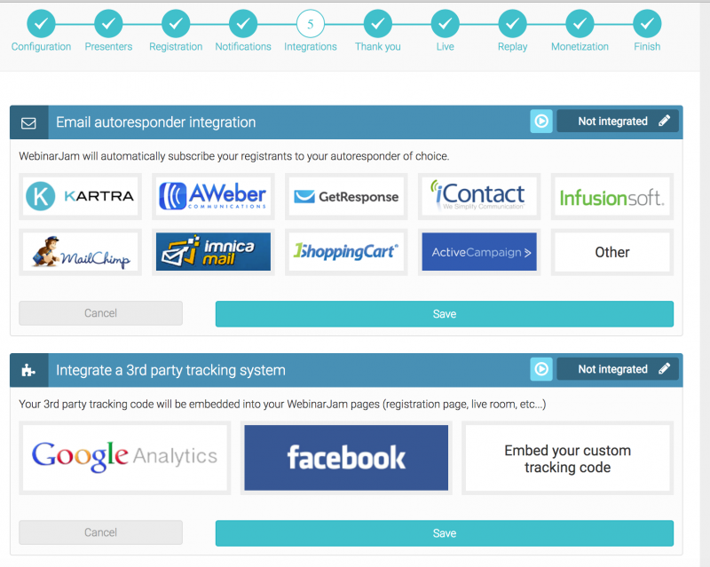 Everwebinar Integrations