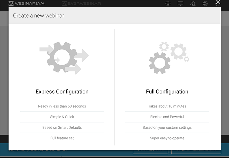 Full vs Express Configuration