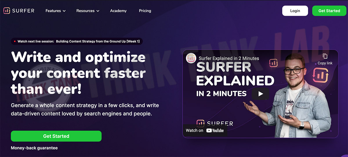 Surfer SEO Review - On page SEO Tool