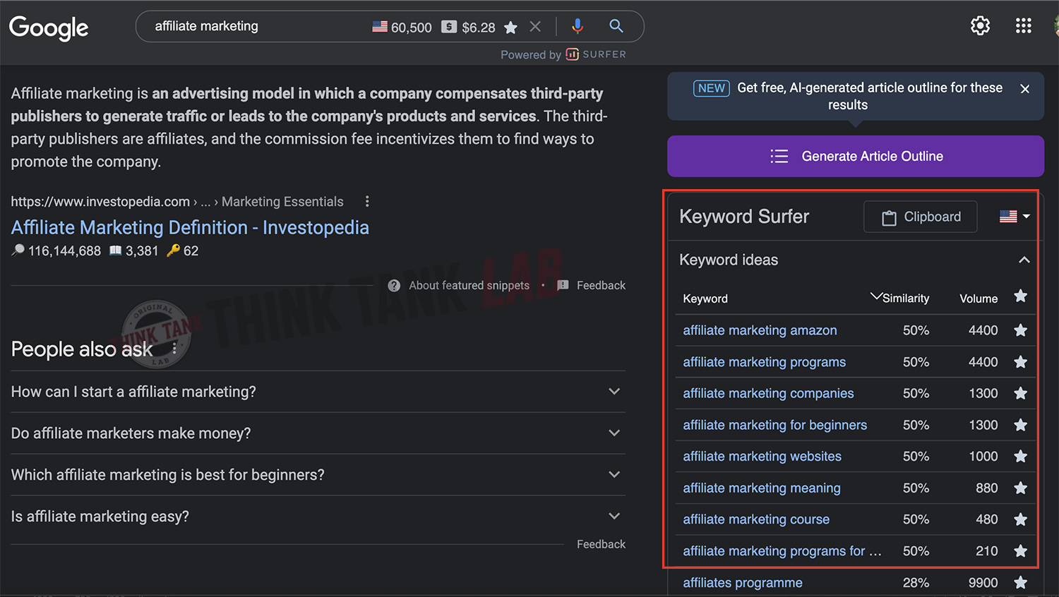 Keyword Surfer - SEO Chrome Extension